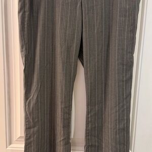 Women’s Gray Pinstripe Pants